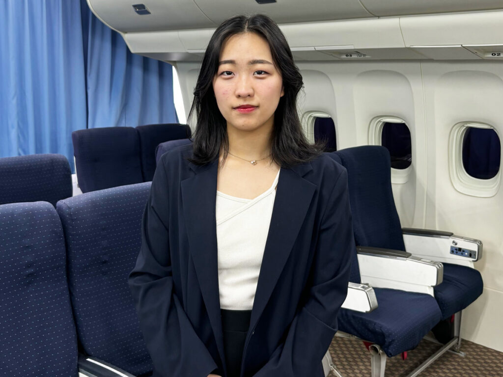 エアライン科　宮野さん（長野県出身）