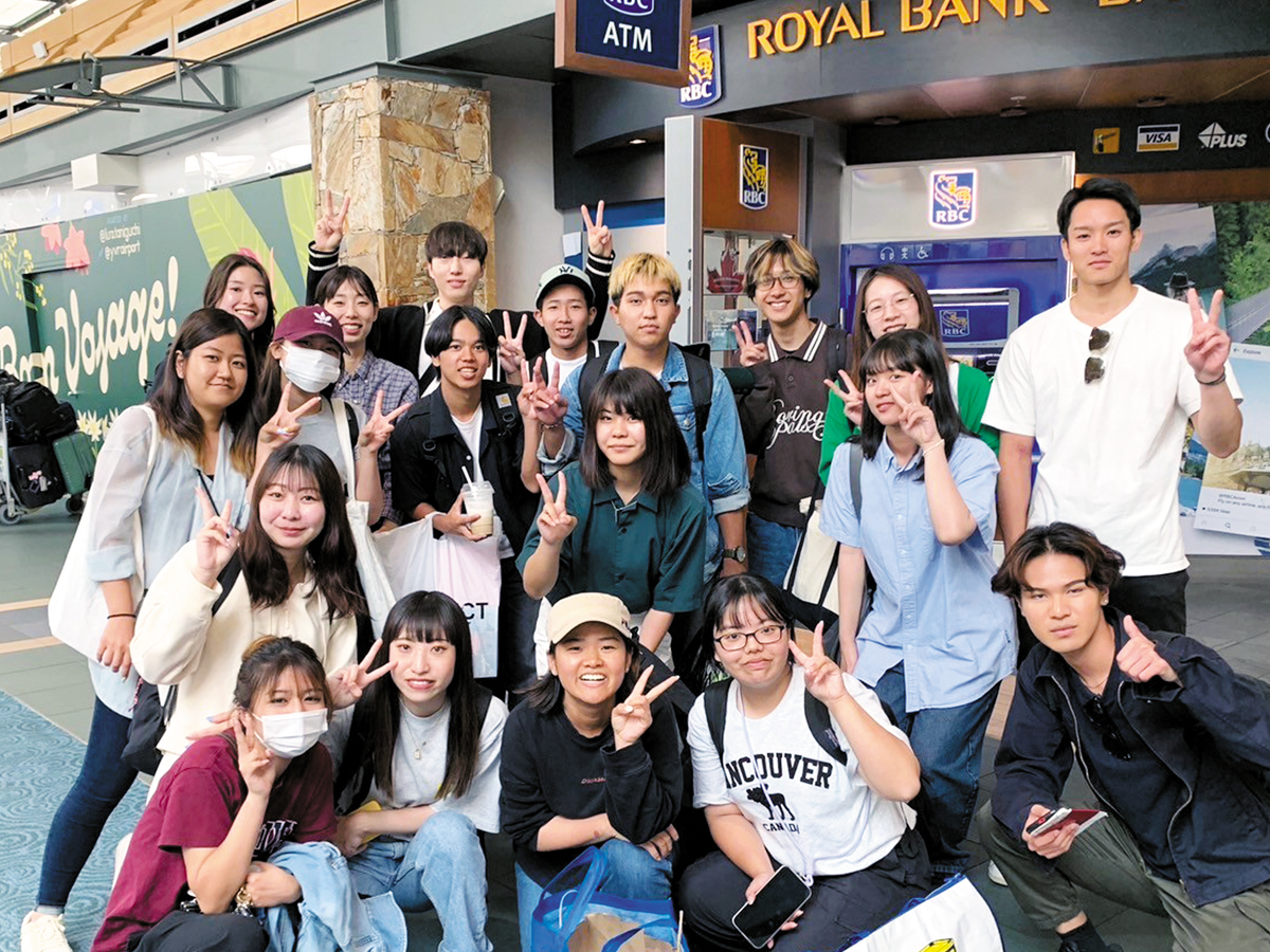 カナダ　語学留学の様子