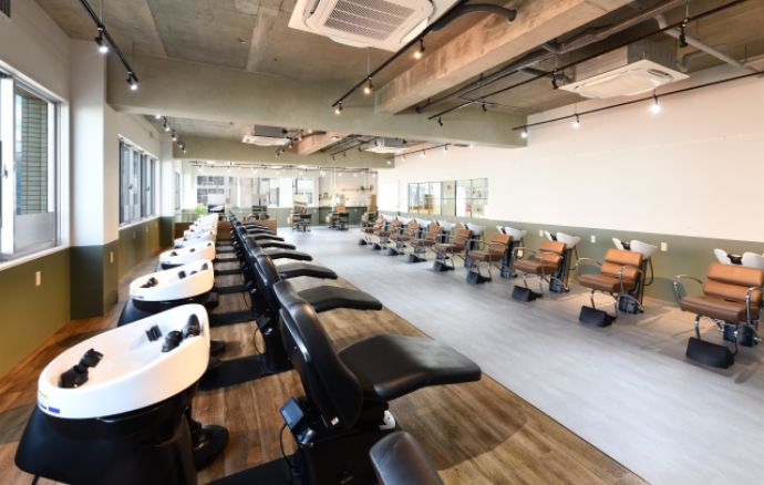  シャンプー実習室・店舗実習室