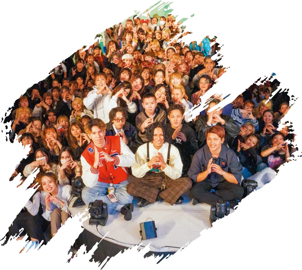 美容イベントでの集合写真