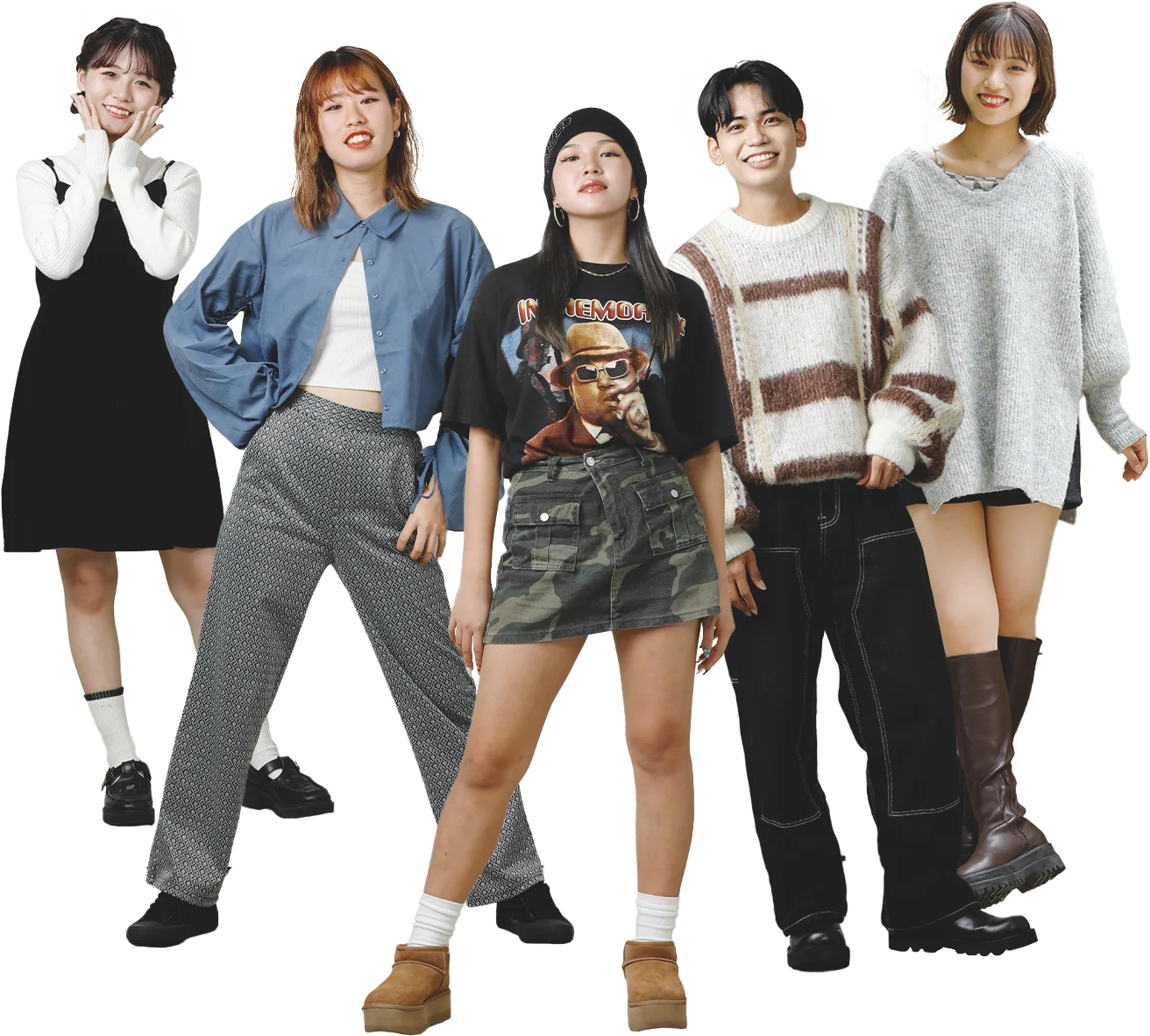 5人の美容学生たち