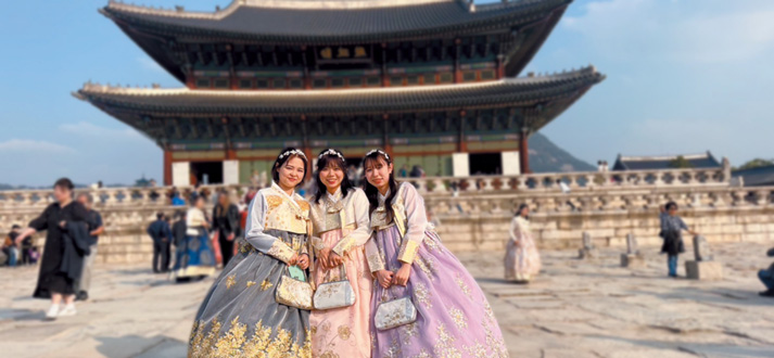 韓国研修旅行の写真